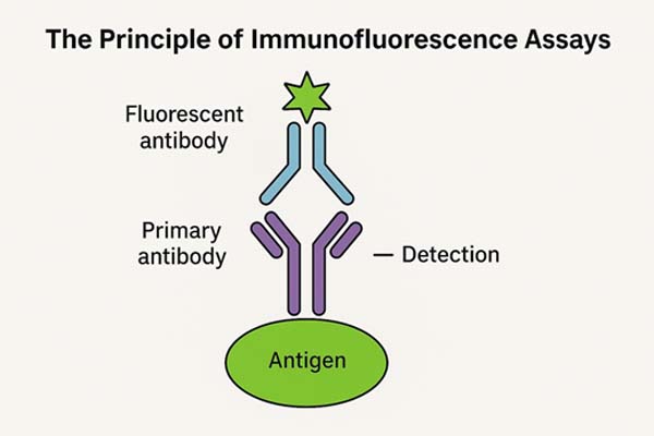 Quel est le principe des tests d'immunofluorescence ?
